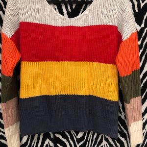 Fashion Nova color block sweater